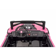 Двухместный электромобиль багги M 6291 EBLR-8 (24V) розовый, два аккумулятора фото 92