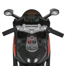 Детский мотоцикл M 6264 EL-2 черный, два мотора, три колеса фото 18