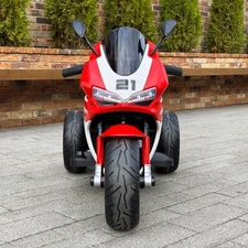 Детский мотоцикл M 6264 EL-2 черный, два мотора, три колеса фото 41