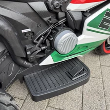 Детский мотоцикл M 6264 EL-3 красный, два мотора, три колеса фото 53