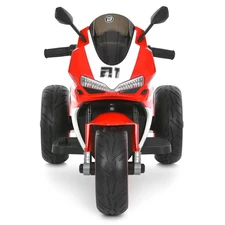 Детский мотоцикл M 6264 EL-3 красный, два мотора, три колеса фото 28