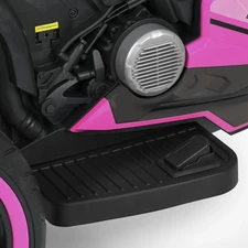 Мотоцикл для девочки M 6264 EL-8 розовый, три колеса, два двигателя фото 22