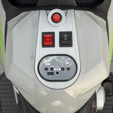 Детский мотоцикл на аккумуляторе M 6264 EL-11 серый, три колеса, два двигателя фото 71