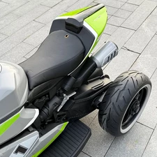 Детский мотоцикл на аккумуляторе M 6264 EL-11 серый, три колеса, два двигателя фото 86