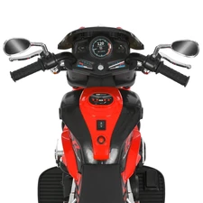 Детский электромотоцикл M 6263 EL-3 Harley-Davidson, мягкое сиденье, красный фото 11