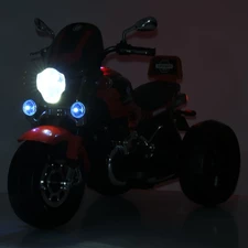 Детский электромотоцикл M 6263 EL-3 Harley-Davidson, мягкое сиденье, красный фото 92