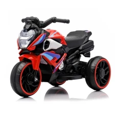 Детский мотоцикл M 6262 EL-3 красный, два мотора, музыка, Bluetooth, свет фото 41