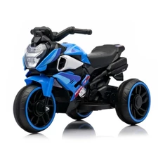 Детский мотоцикл M 6262 EL-4 синий, два мотора, музыка, Bluetooth, свет фото 37