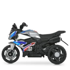 Детский мотоцикл на аккумуляторе M 6262 EL-11 серый, музыка, Bluetooth, свет фото 54