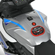 Детский мотоцикл на аккумуляторе M 6262 EL-11 серый, музыка, Bluetooth, свет фото 92