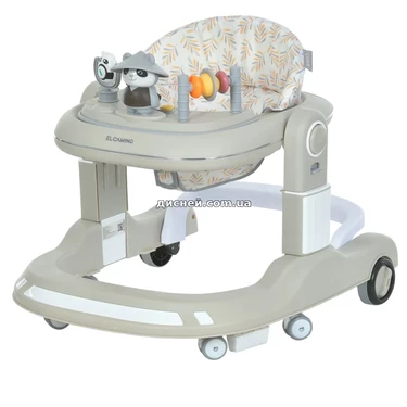 Детские ходунки El Camino Ursa ME 1200 Beige пушер, 2 в 1, бежевые