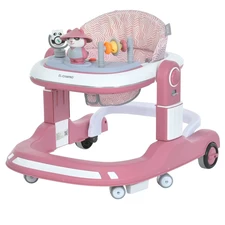 Детские ходунки ME 1200 Pink El Camino Ursa, 2 в 1, пушер, розовые