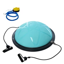 Балансировочная платформа Bosu MS 2609-4 спортивный инвентарь, эспандер, насос, голубая
