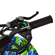 Подростковый квадроцикл HB-EATV 800N-4-5, мотор 800W, три аккумулятора, зелено-синий фото 31