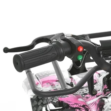 Подростковый квадроцикл HB-EATV 800NP-8, мотор 800W, три аккумулятора, розовый фото 16