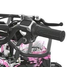 Подростковый квадроцикл HB-EATV 800NP-8, мотор 800W, три аккумулятора, розовый фото 11