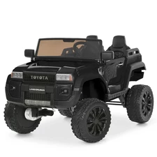 Двухместный детский электромобиль джип M 6296 EBLR-2 (24V), 4 мотора, черный фото 14