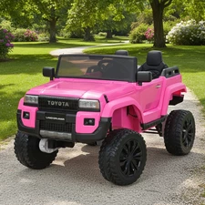 Двухместный детский электромобиль M 6296 EBLR-8 (24V) джип, 4 мотора, розовый купить