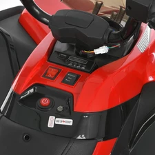 Детский квадроцикл M 6294 EL-3 красный, два мотора, мягкое сиденье фото 15