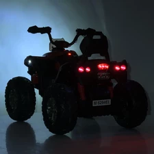 Квадроцикл для детей M 6294 EL-5 зеленый, EVA колеса, кожаное сиденье фото 15