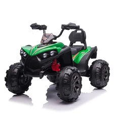 Квадроцикл для детей M 6294 EL-5 зеленый, EVA колеса, кожаное сиденье фото 63