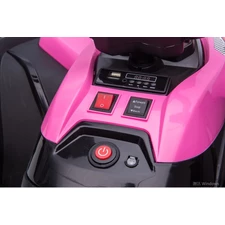 Квадроцикл для детей M 6294 EL-8 розовый, EVA колеса, кожаное сиденье фото 63