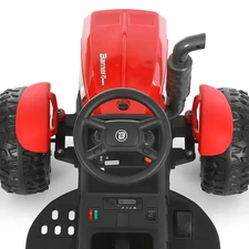 Детский трактор M 6295 EBLR-3 электромобиль, с прицепом, красный фото 71
