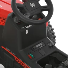 Детский трактор M 6295 EBLR-3 электромобиль, с прицепом, красный фото 86