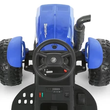 Детский электромобиль M 6295 EBLR-4 трактор с прицепом, синий фото 63