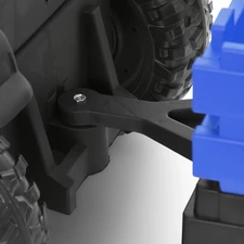 Детский электромобиль M 6295 EBLR-4 трактор с прицепом, синий фото 92