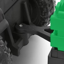 Детский электромобиль M 6295 EBLR-5 трактор с прицепом, зеленый фото 11