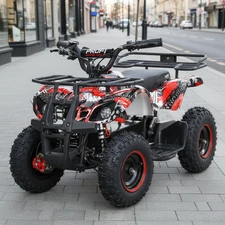 Подростковый квадроцикл HB-EATV 800NP-3, мотор 800W, три аккумулятора, красный купить