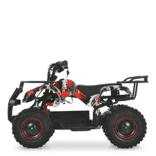Подростковый квадроцикл HB-EATV 800NP-3, мотор 800W, три аккумулятора, красный фото 54