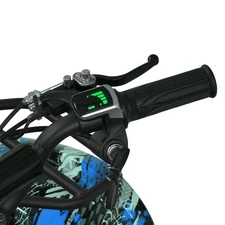 Подростковый квадроцикл HB-EATV 800NP-4, мотор 800W, три аккумулятора, синий фото 31