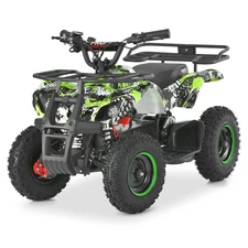 Подростковый квадроцикл HB-EATV 800NP-5, мотор 800W, три аккумулятора, зеленый фото 14