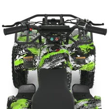 Подростковый квадроцикл HB-EATV 800NP-5, мотор 800W, три аккумулятора, зеленый фото 92