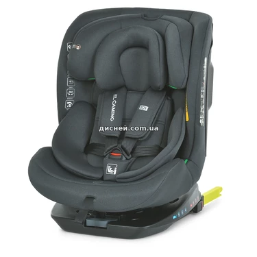 Детское автокресло i-Joy ME 1205 Antracite, i-Size R129, isofix, темно-серое