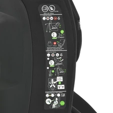 Детское автокресло i-Joy ME 1205 Black, i-Size R129, isofix, черное фото 53