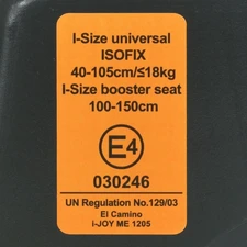 Детское автокресло i-Joy ME 1205 Black, i-Size R129, isofix, черное фото 92