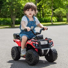 Детский квадроцикл M 6286 EBLR-3 красный, с пультом управления фото 37