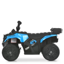 Детский квадроцикл M 6286 EBLR-4 синий, с пультом управления фото 16