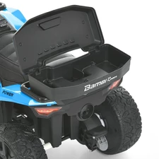 Детский квадроцикл M 6286 EBLR-4 синий, с пультом управления фото 15