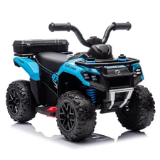 Детский квадроцикл M 6286 EBLR-4 синий, с пультом управления фото 41