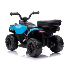 Детский квадроцикл M 6286 EBLR-4 синий, с пультом управления фото 54