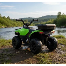 Детский квадроцикл M 6286 EBLR-5 зеленый, с пультом управления фото 14