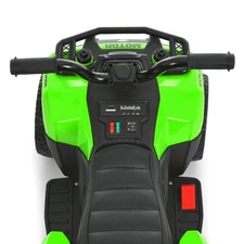 Детский квадроцикл M 6286 EBLR-5 зеленый, с пультом управления фото 31