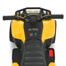 Детский квадроцикл M 6286 EBLR-6 на аккумуляторе, пульт управления, желтый фото 16