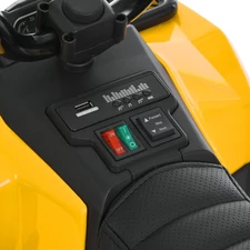 Детский квадроцикл M 6286 EBLR-6 на аккумуляторе, пульт управления, желтый фото 11