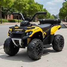 Детский квадроцикл M 6286 EBLR-6 на аккумуляторе, пульт управления, желтый купить