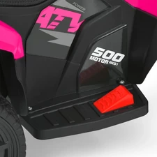 Детский квадроцикл M 6286 EBLR-8 на аккумуляторе, пульт управления, розовый фото 31